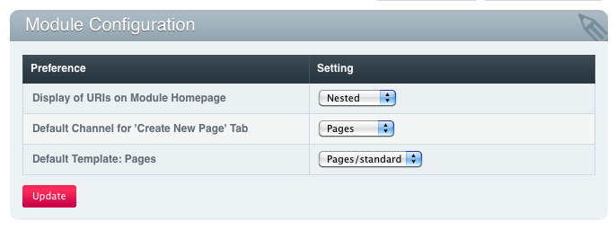 Pages Module